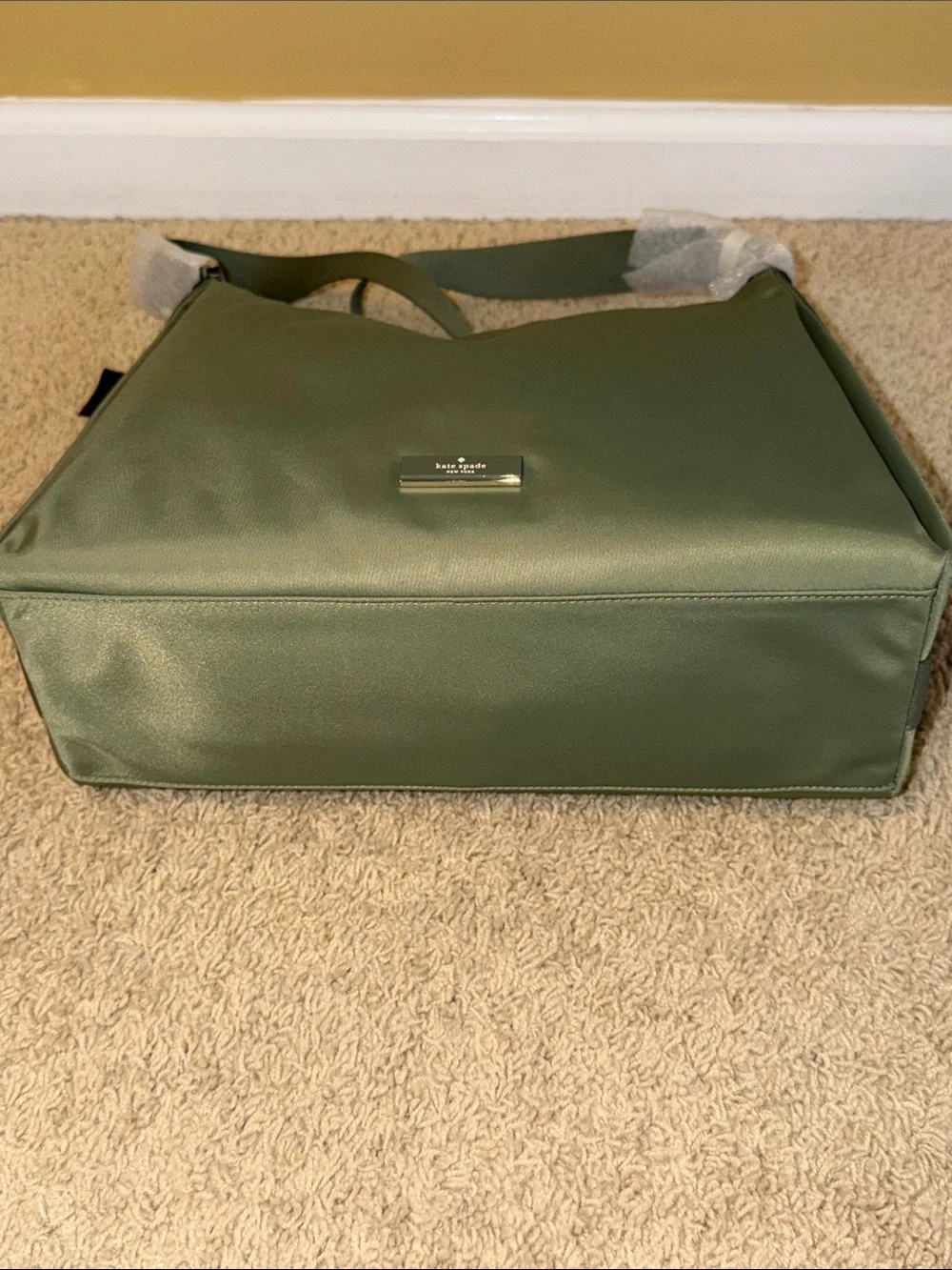 kate spade Sage Green Nylon Shoulder Tote